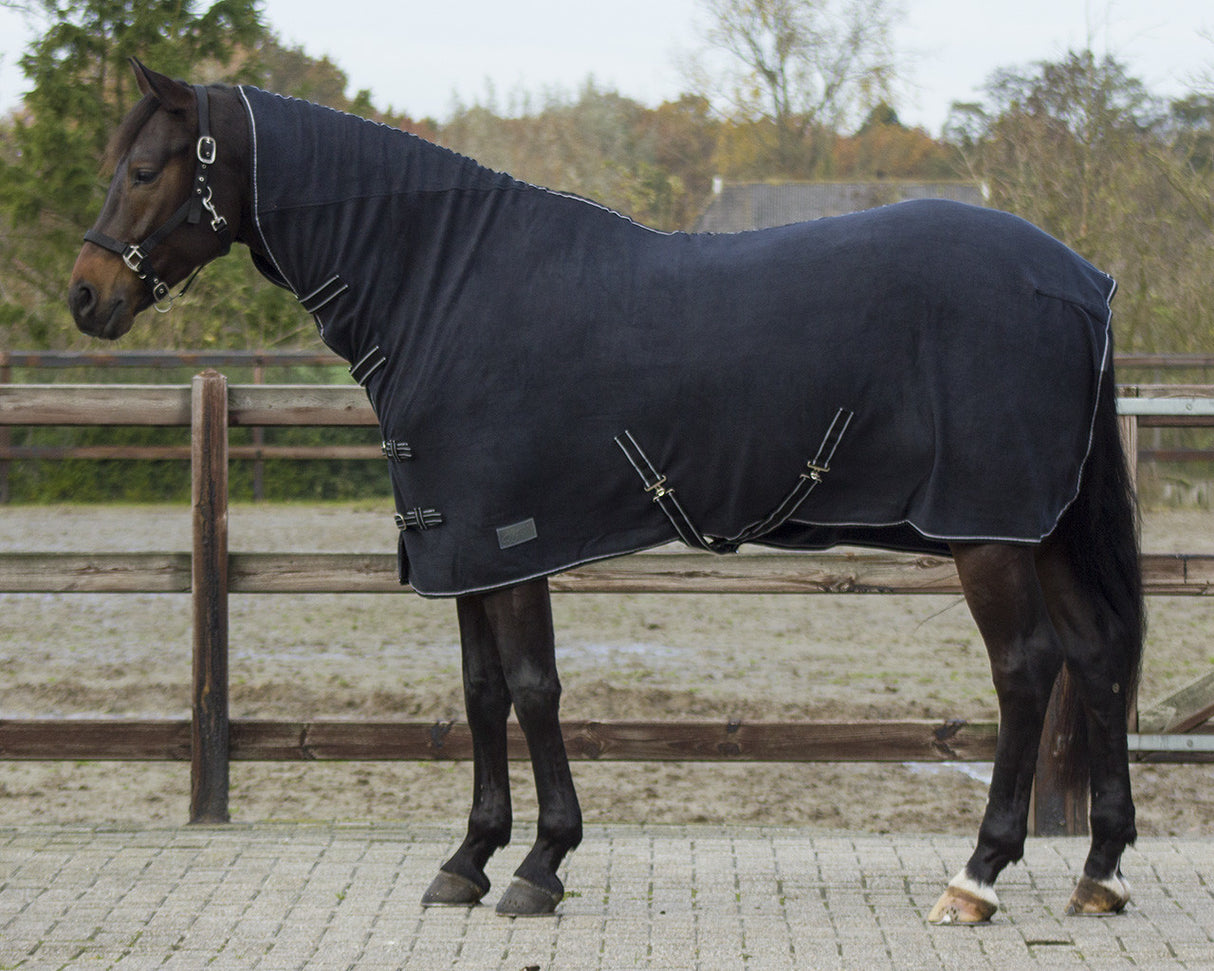 Deken fleece Basic hals&singels